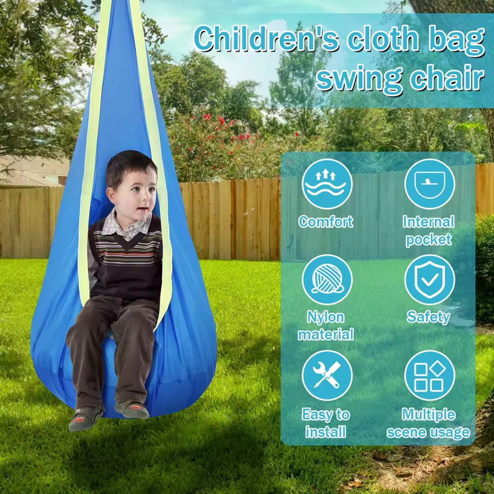Kids Outdoor Chair Plastic - Çocuklar için şişme minderli naylon asma