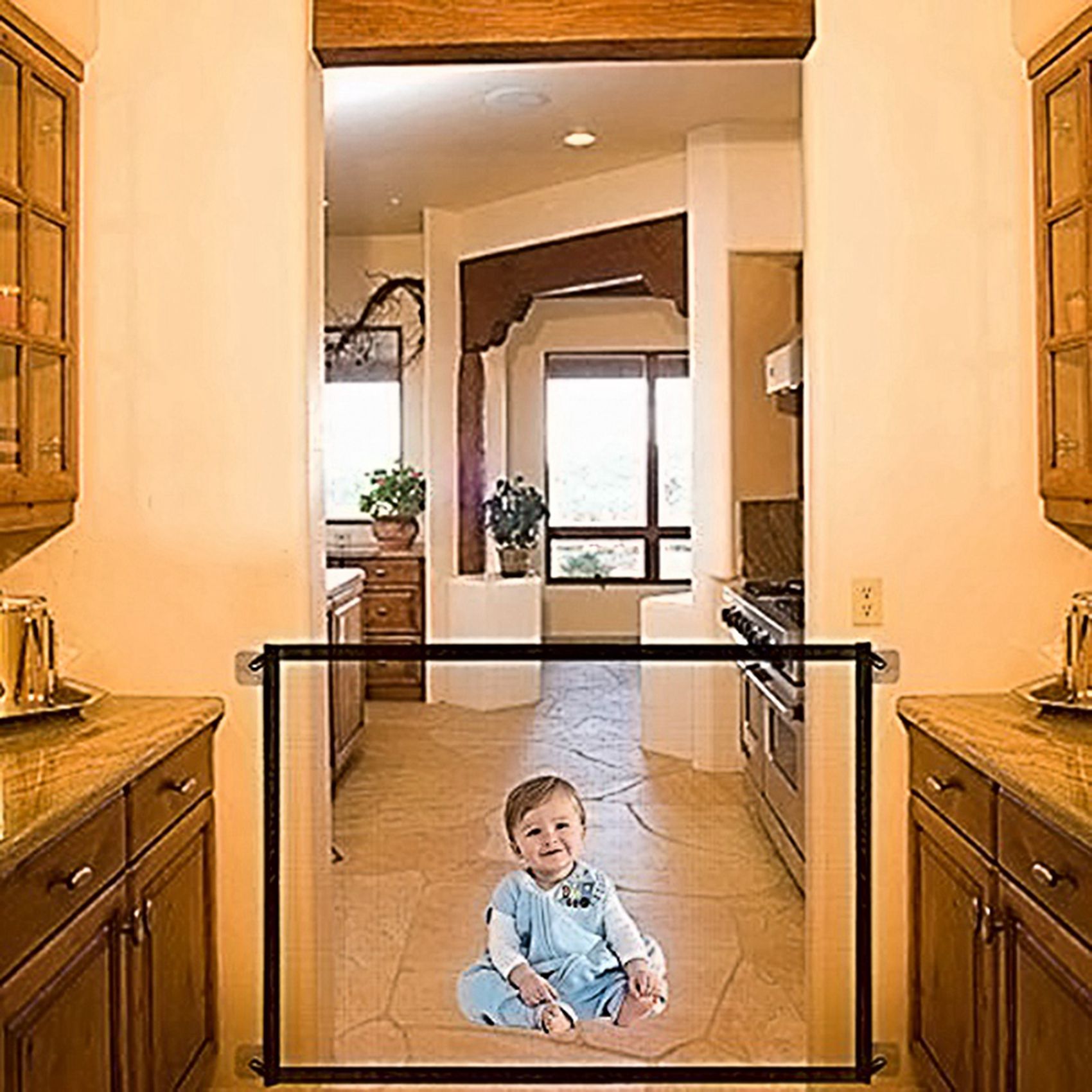 Kids Outdoor Fence - FBIL-2X Sihirli Kapı Taşınabilir Katlanır Örgü
