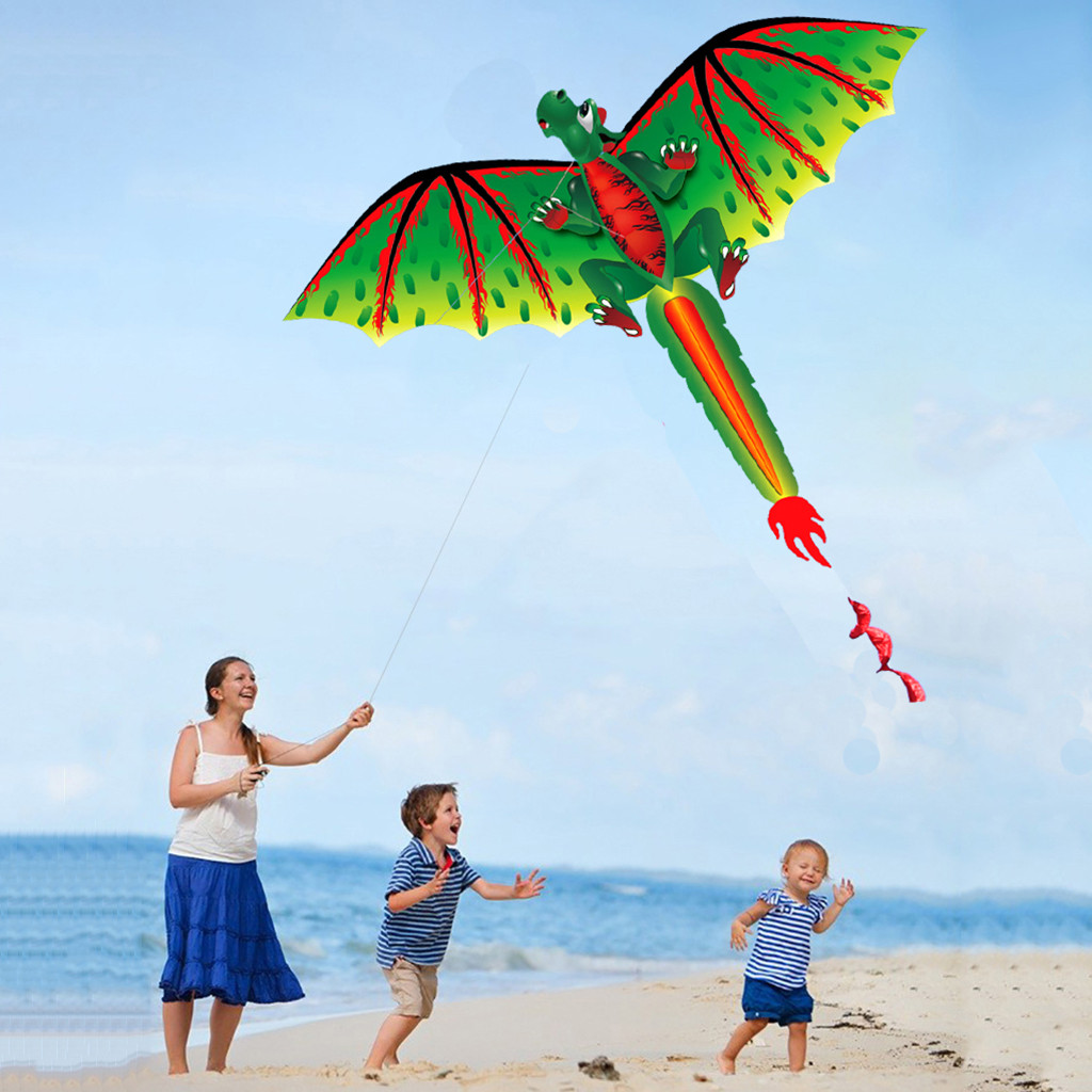 Kids Unique Outdoor Toys - 3D d-ragon k-ite çocuklar oyuncak açık
