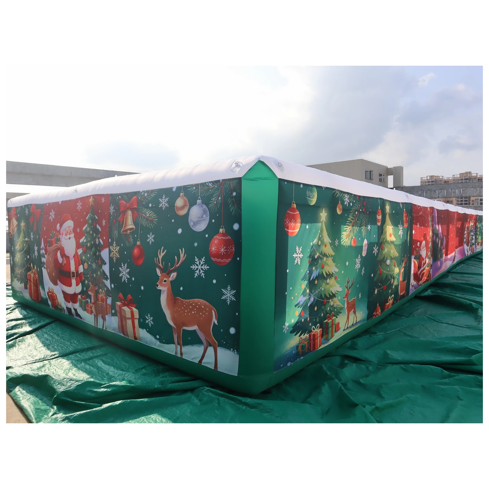 Kids Outdoor Venues - Ticari Uzun Şişme Labirent 6X20m 20X66ft