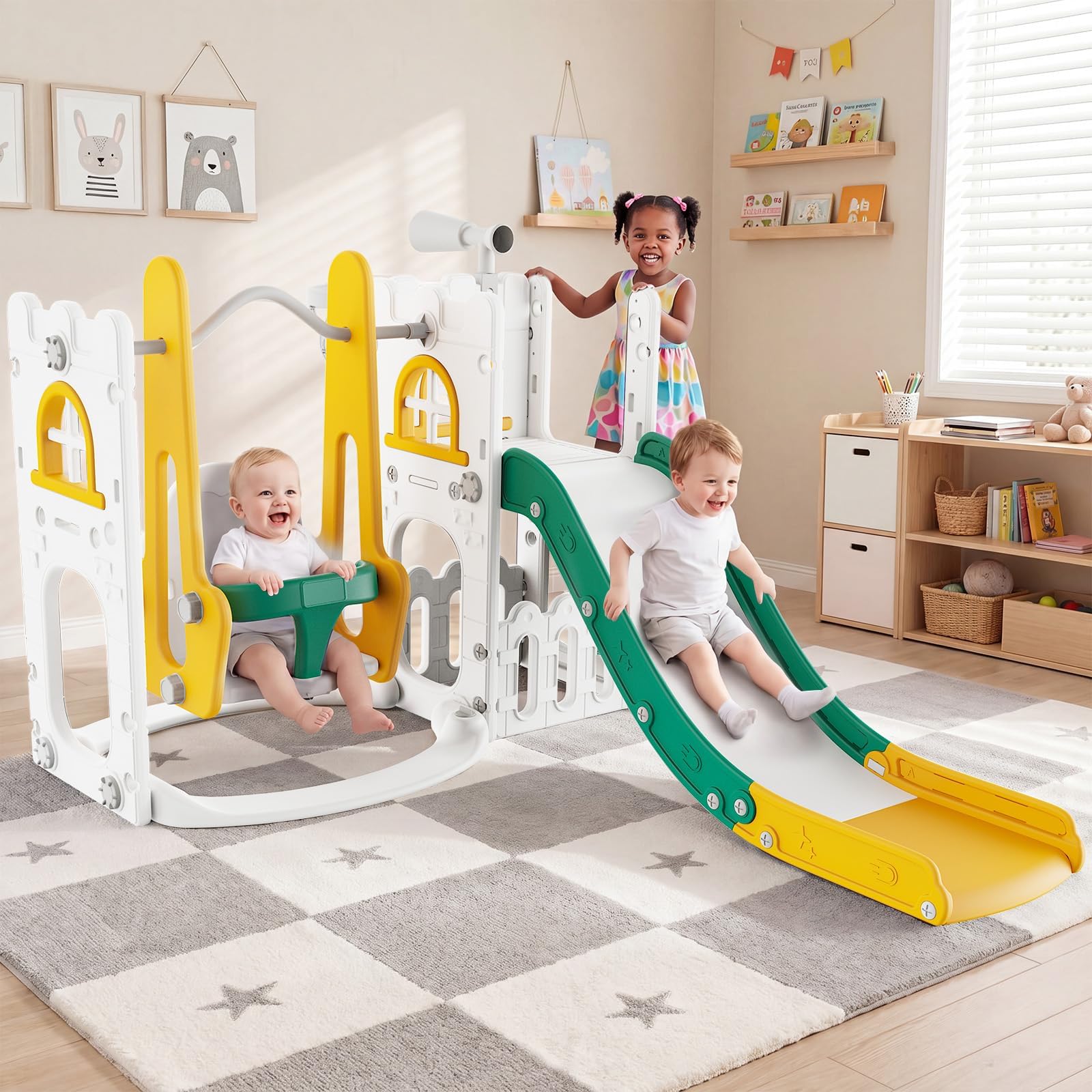 7'si 1 Arada Çocuk Kaydırağı v - Kids Outdoor Climber incelemesi ve fiyatı