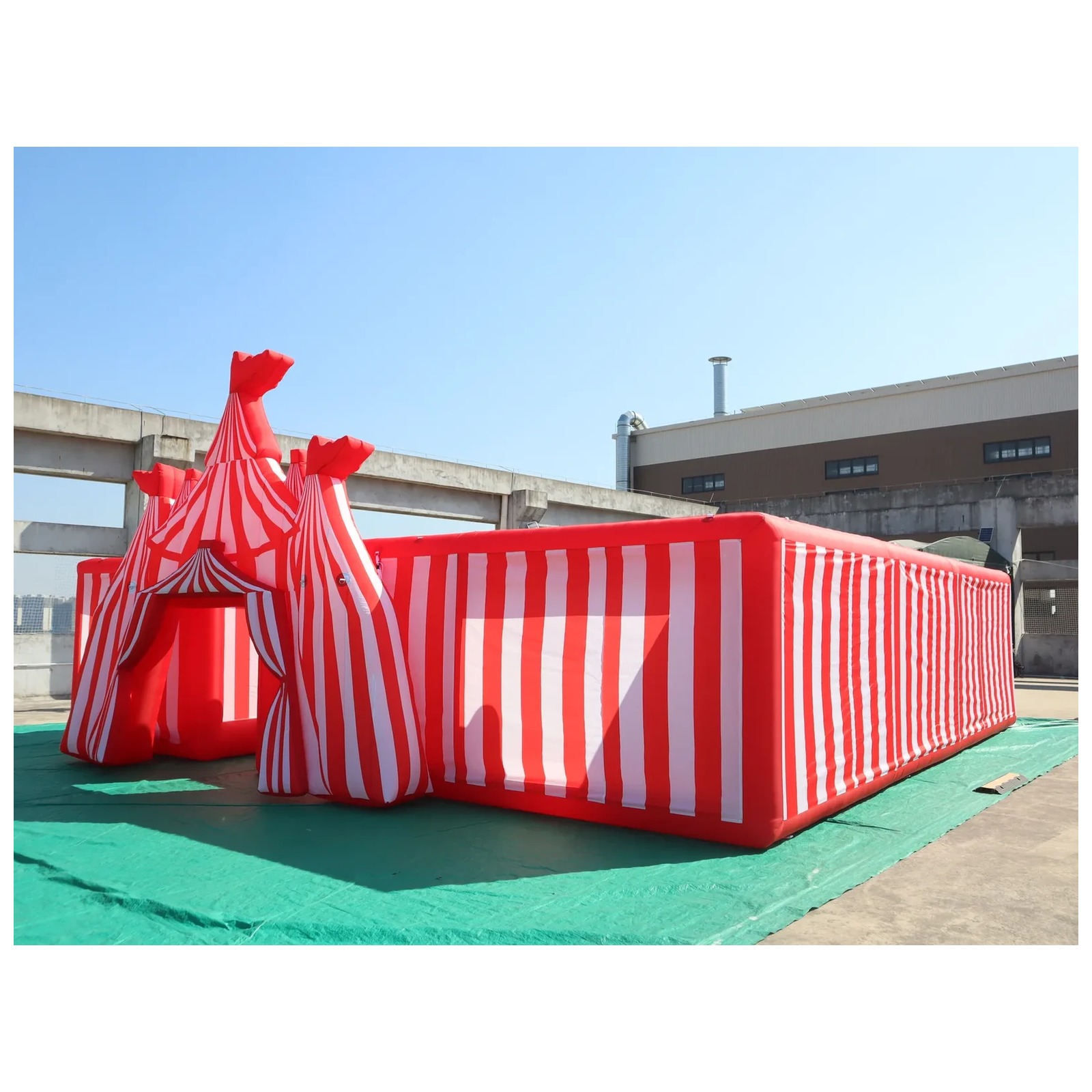 Büyük Kırmızı Beyaz Sirk Şişme - Kids Outdoor Venues incelemesi ve fiyatı