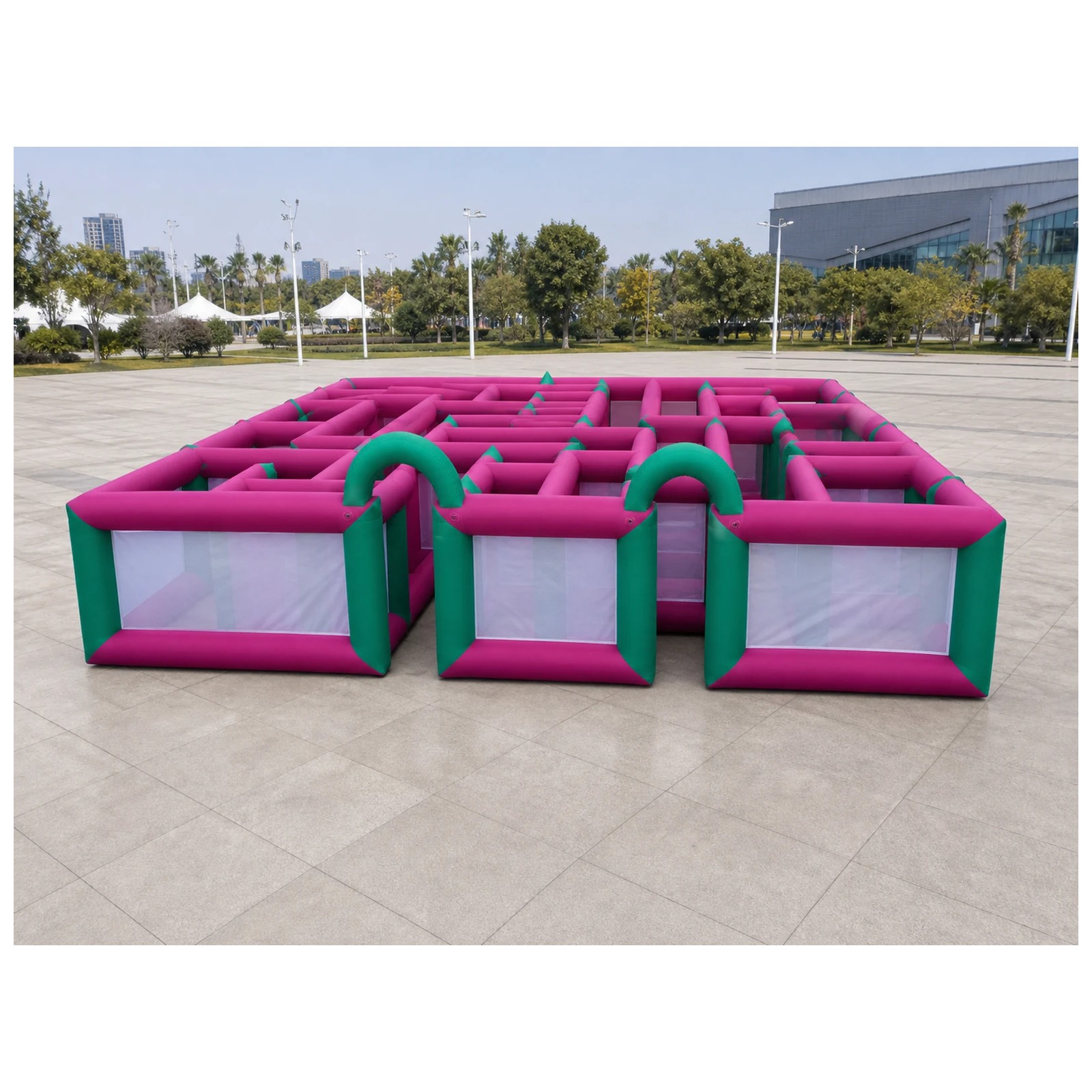 Büyük Macenta Yeşil Fileli Açı - Kids Outdoor Venues incelemesi ve fiyatı